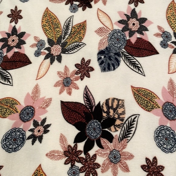 NWOT Premise sweater, floral print, rayon blend, v-neck, M - Picture 4 of 8